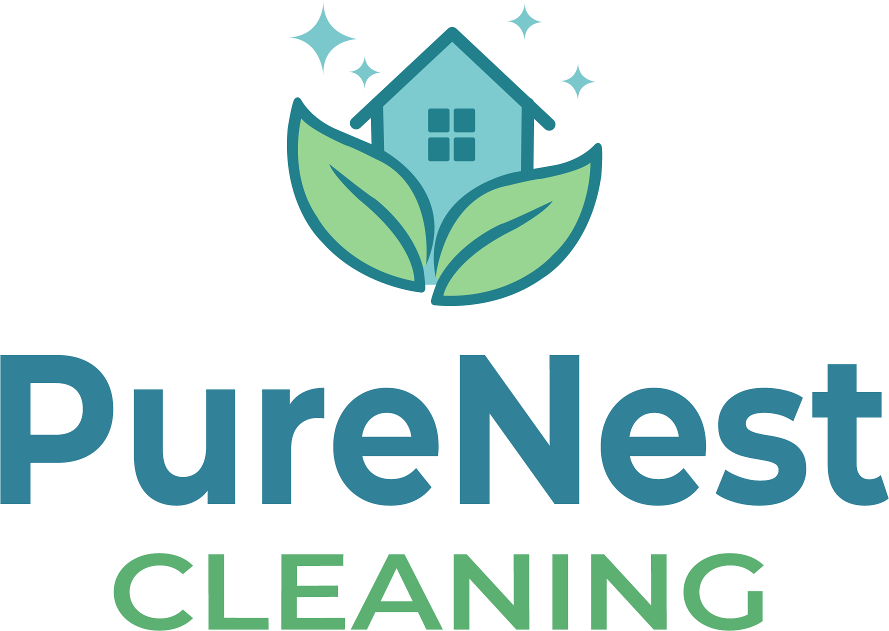 PureNest Cleaning Logo